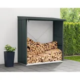 EcoStar Kaminholzregal Elegant-V Typ 2, anthrazitgrau,