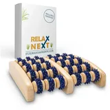 RELAX NEXT Fußmassagegerät Fußmassageroller aus Holz - auch als Geschenk, 1-tlg. beige