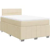 Maison Exclusive - Boxspringbett Mit Matratze Creme 120x200 Cm St