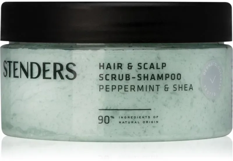 STENDERS Peppermint & Shea erfrischendes Reinigungspeeling für Haare und Kopfhaut 300 g