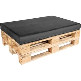 TexDeko Palettenkissen 120 x 80 x 12 cm schwarz 1 St.