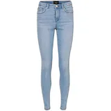 Vero Moda Damen VMTANYA MR S Piping VI352 NOOS Jeans, Blau (Hellblau), S/32