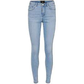 Vero Moda Damen VMTANYA MR S Piping VI352 NOOS Jeans, Blau (Hellblau), S/32