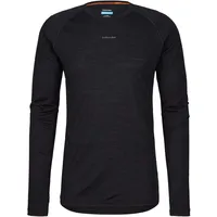 Icebreaker Herren 125 ZoneKnit Crewe Longsleeve (Größe M, schwarz)