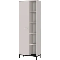 Aktenschrank GERMANIA "GW-Rovigo", braun (kaschmir), B:64cm H:190cm T:34cm, Holzwerkstoff, Metall, Schränke, Tür schließt nur 2/3 des Schranks