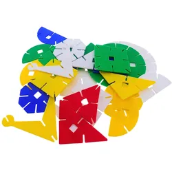 Riesen-Steckspiel ?Geometrie XL? ? Konstruktionsspaß mit großen Formen- ca. 1...