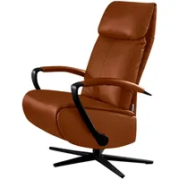 Relaxsessel W.SCHILLIG "rumbaa", braun (cognac z69), B:73cm H:115cm T:84cm, Longlife Xtra-Leder Z69: Das feinnarbige, gedeckte Softleder Z69 besticht durch seine außergewöhnliche Weichheit im trendigen »Vintage-Look«, Hautstärke 0, 9 - 1, 1 mm, Sessel, Relaxsessel, wahlweise mit Doppelmotor, in Größen S, M & L, mit 5-Sternfuß