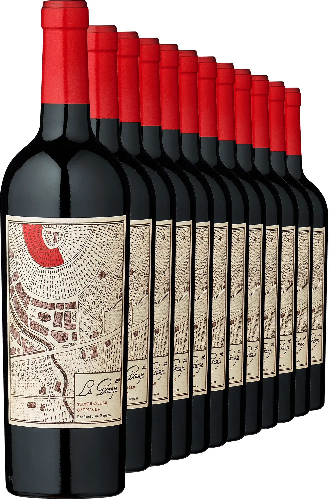 2023 La Granja 360° Tempranillo Garnacha im 12er-Vorratspaket