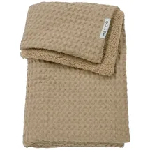 Meyco Baby Waffle Tog 2.0 75x100 Cm Minikrippendecke - Taupe - One Size