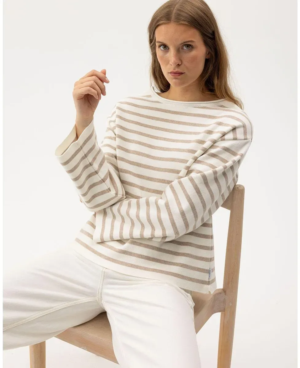Holebrook Lissie Sweater off white/khaki (165) XL