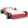 vidaXL Kinderbett Rennwagen 90 x 200 cm Holz rot