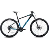 Ghost Mountainbike »Kato Universal AL«, 27 Gang, Shimano, Alivio RD-M3100 Schaltwerk, Kettenschaltung, für Damen und Herren, Kettenschaltung Ghost hellblau-schwarz cm