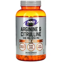 NOW Foods Arginin & Citrullin 500/250 mg Kapseln 240 St