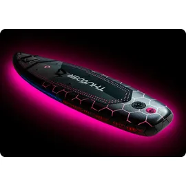 Thunder Mossa SUP Board 320 x 75 x 15 cm Grau/Weiß/Rosa