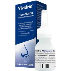 Vividrin Mometason Heuschnupfennasenspray bei starken allergischen Beschwerden 10 g Nasenspray