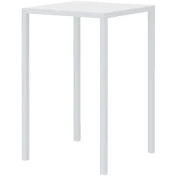 Outdoor Stehtisch Quatris 70x70x110 cm weiß