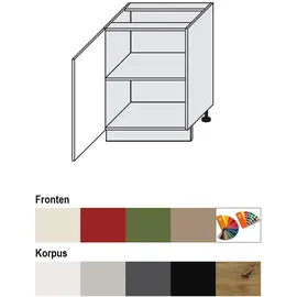 Feldmann-Wohnen Unterschrank Brerra 60 x 50 x 82 cm Weiß