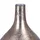 Gilde Vase Peso grau antikfinish matt Blumenmotiv Höhe 56 cm Dekoration Wohnaccessoire Geschenkidee Inneneinrichtung