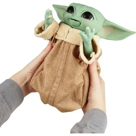Hasbro Galactic Snackin Grogu, Elektronische Spielfigur 23,5 cm, Mehrfarbig