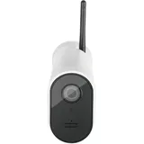 ABUS WLAN Außen-Kamera PPIC44520 - Überwachungskamera mit App, Bewegungserkennung, Objektunterscheidung, Push-Benachrichtigung, Nachtsicht, 8-GB-Speicherkarte, 1080p/Full HD, Masking, Weiß