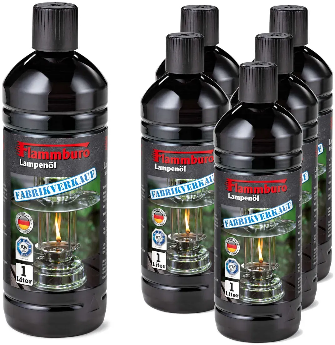 Lampenöl für Petroleum-Lampen und Fackeln - 6 Liter / 12 Liter / 18 Liter