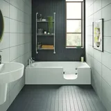 HAK CASCADE Badewanne mit Tür/Seniorenbadewanne 150x70cm Ausführung Links