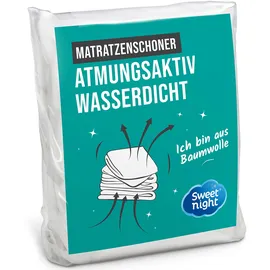 Sweet Night Baby Matratzenschoner 70 x 140 cm Weiß