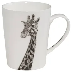 Maxwell & Williams Kaffeebecher African Giraffe 460 ml Keramik Bunt