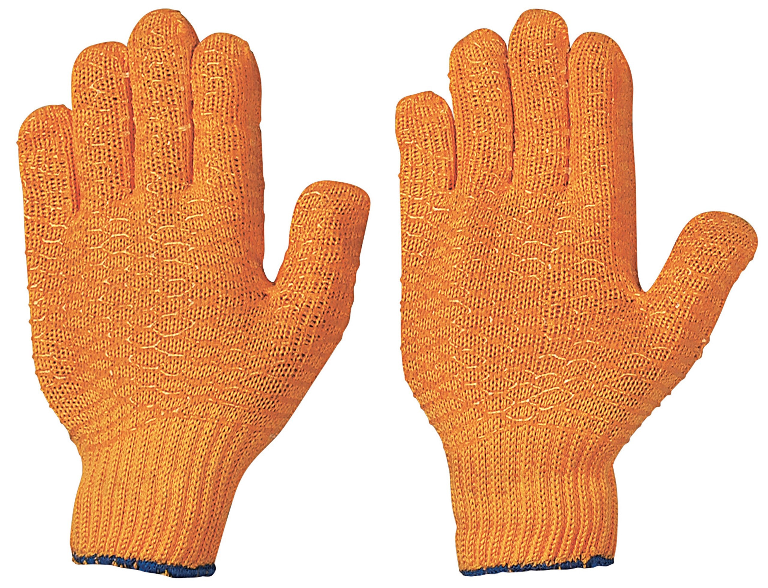 Handschuhe Criss-Cross, orange, 9