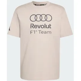 adidas Audi F1 Team DNA Graphic T-Shirt Chalk Pearl S