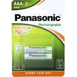 AKKU Batterien Micro AAA 750mAh P03PL 2 St.