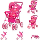 Chipolino Puppenwagen Dolly Korb faltbar