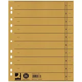 Q-Connect Q-Connect® Trennblätter - A4 Überbreite, gelb, 100 Stück