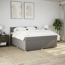 vidaXL Boxspringbett 180 x 200 cm Taupe