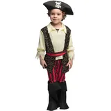 Boland 82238 - Kostüm für Kinder Pirat Rocco, Kostümset für Mädchen und Jungs, Seeräuber, Freibeuter, Halloween, Karneval, Fasching, Mottoparty, Faschingskostüme Kinder