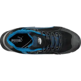 Puma Rio Black Low Gr.45 Veloursleder Aluminiumkappe