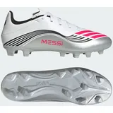 adidas F50 Messi Club FG/MG Fußballschuhe - cloud white/lucid red/silver met. 39 1/3
