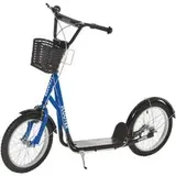 Homcom Kinderroller blau - blau, weiß