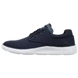 SKECHERS Herren Status 2.0 Burbank Oxford, Navy Canvas, 41 EU