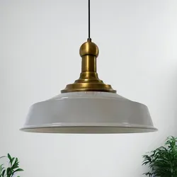 Bamyum Küche Esstisch  Grau Vintage  Hängelampe
