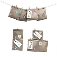 Frau WUNDERVoll befüllbarer Adventskalender Adventskalender Bescherung, grau, Ziffern pastell