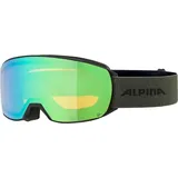 Alpina Nakiska Q-Lite black-green matt/mirror green (A7280834)