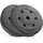 trex sport Hantelscheiben Set 20 kg Hantelscheibe schwarz