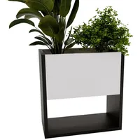 Raumhirsch furniture BLUMENKASTEN, Weiß, 23x45x65 cm, Gartenzubehör, Blumentöpfe -