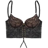 JETTE Push-up-BH Damen schwarz Gr.70D