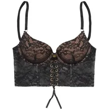 JETTE Push-up-BH Damen schwarz Gr.70D