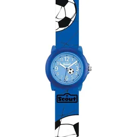 Scout Kinderuhr Fußball 280305030 Gehäusefarbe Blau