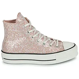 Converse Turnschuhe CHUCK TAYLOR ALL STAR LIFT PLATFORM GLITTER in Rosa, 37