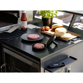 Wenko Burgerpresse Ø 12 cm Aluminium/Edelstahl schwarz