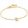 ANIA HAIE Forget Me Knot Armband gold B026-02G Größe 17 cm